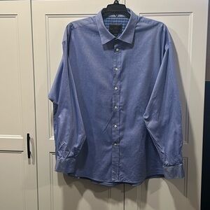 Joseph A Bank Reserve Men’s Shirt Blue 2X